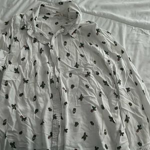 Cactus button up shirt